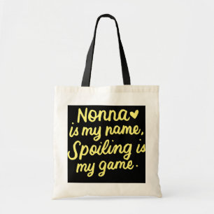 Bolsa Tote Nonna é o meu nome Engraçado Dons de Nonna para No