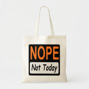 Bolsa Tote NOPE Não Hoje Assinar #USAPatriotGraphics ©
