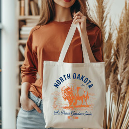 Bolsa Tote North Dakota Peace Garden State Bison