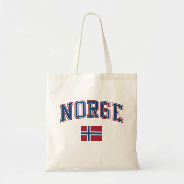 Bolsa Tote Noruega + Bandeira (Frente)