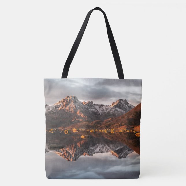 Bolsa Tote Noruega Mountain Landscape Photo (Frente)