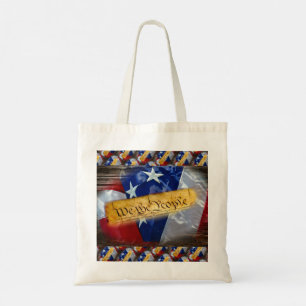 Bolsa Tote Nós, A Bandeira Americana Da Pessoas