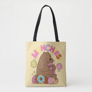 Bolsa Tote Nós Bare Bears - Grizz Rosquinha Munchies!