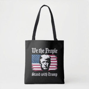 Bolsa Tote Nós, o Povo, Apoiamos Donald Trump Apoio 2024