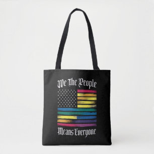 Bolsa Tote Nós, o Povo, Significa Todos Presente de Orgulho G
