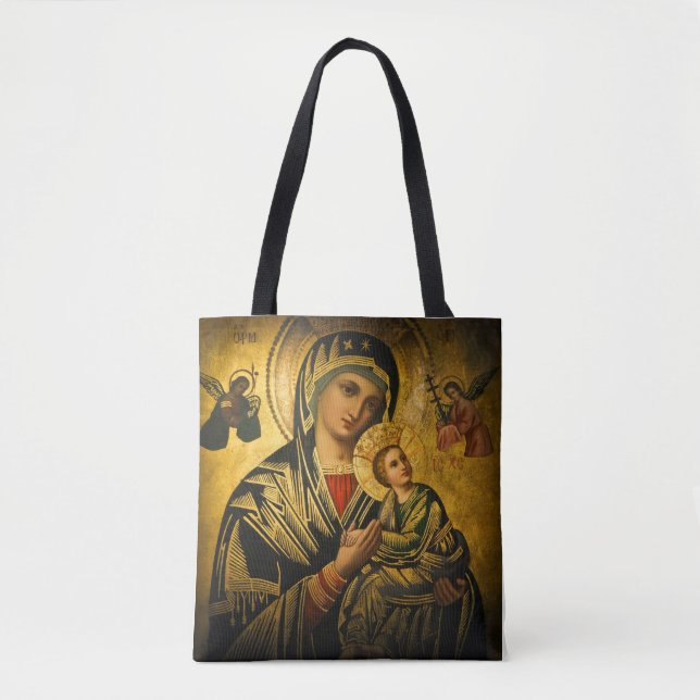 Bolsa Tote Nossa Senhora da Ajuda Perpétua (Frente)