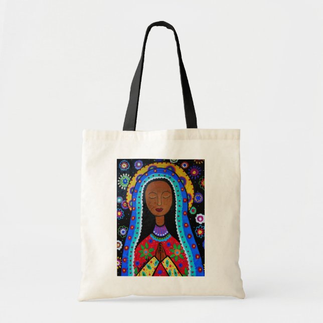 Bolsa Tote Nossa senhora da sacola de Guadalupe (Frente)