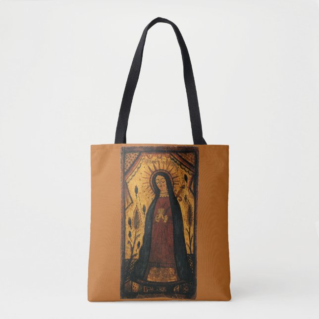 Bolsa Tote Nossa Senhora de Guadalupe por Pedro Antonio Fresq (Frente)