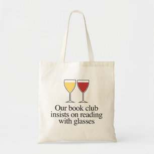 Bolsa Tote Nosso clube de leitura insiste na leitura com