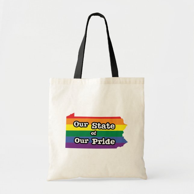 Bolsa Tote Nosso Estado de Orgulho| Pensilvânia (Frente)