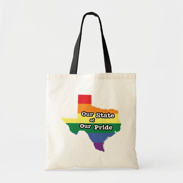 Bolsa Tote Nosso Estado de Orgulho | Texas (Frente)