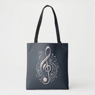 Bolsa Tote Nota de Limpeza Musical
