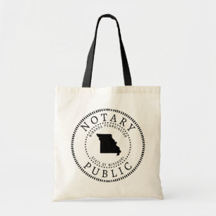 Bolsa Tote Notário Personalizado Público do Missouri