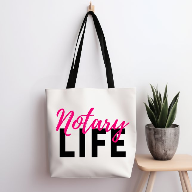 Bolsa Tote Notary Life Public (Criador carregado)