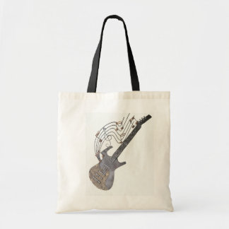 Bolsa Tote Notas da guitarra