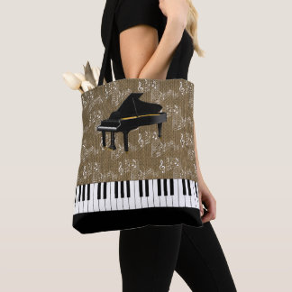 BOLSA TOTE NOTAS DE MÚSICA