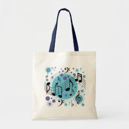 Bolsa Tote Notas de Música