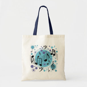Bolsa Tote Notas de Música