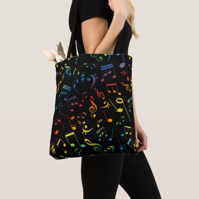 Bolsa Tote Notas Musicais 5 (Close Up)