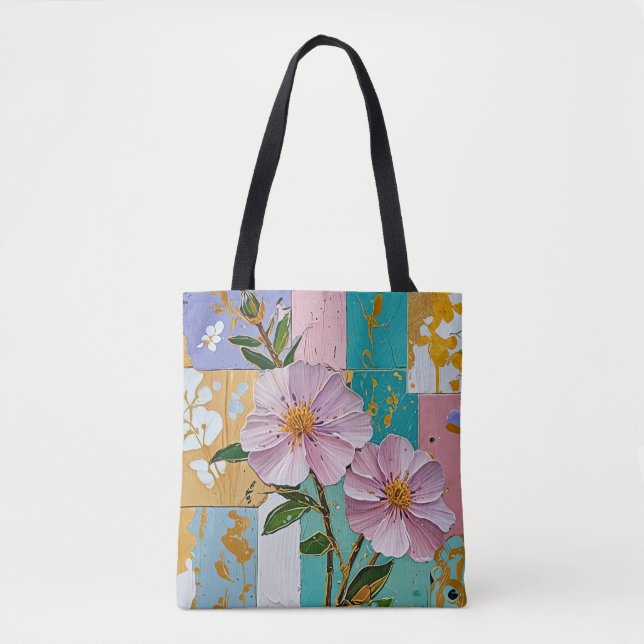 Bolsa Tote Notebook Floral Delight (Frente)