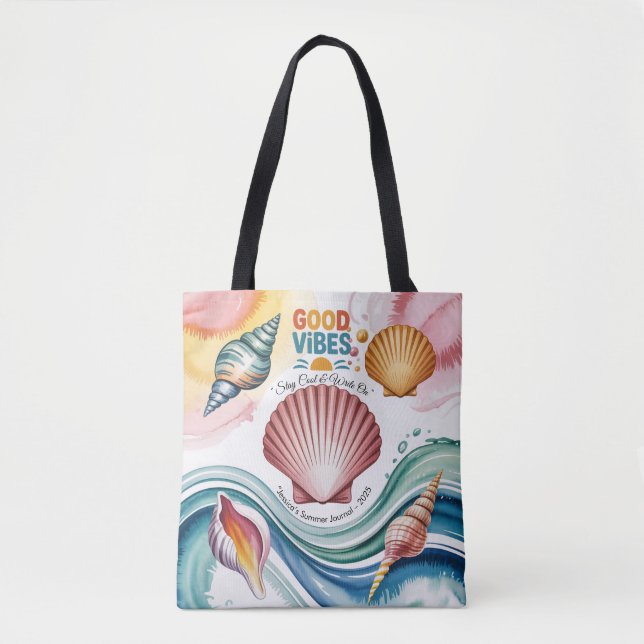 Bolsa Tote Notebook tropical Summer Vibes (Frente)