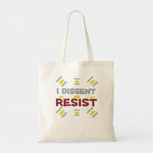 Bolsa Tote Notorious RBG Supreme Support I Dissent Resist