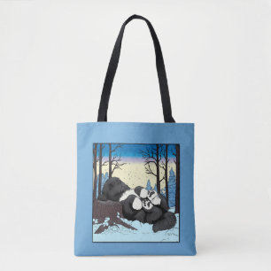 Bolsa Tote Notta Bear Aconchegante Sono de Inverno Cachorrinh