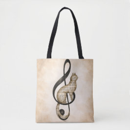 Bolsa Tote Noturno Um estudo em música e silêncio