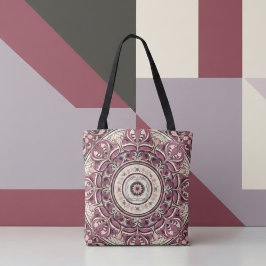 Bolsa Tote Nouveau Floral Mandala