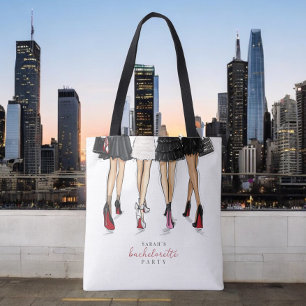 Bolsa Tote Nova Iorque Bachelorette Fashion Personalizado