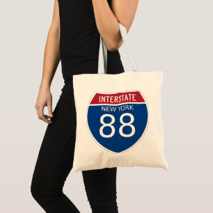 Bolsa Tote Nova Iorque - I-88 Sinal Tote Bag Interestadual