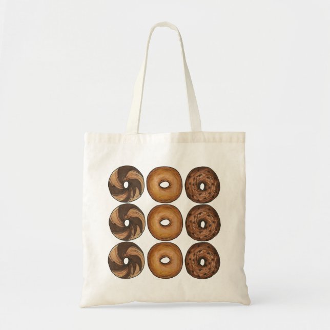 Bolsa Tote Nova Iorque NYC Deli Breakfast Bagels Tote Bag (Frente)