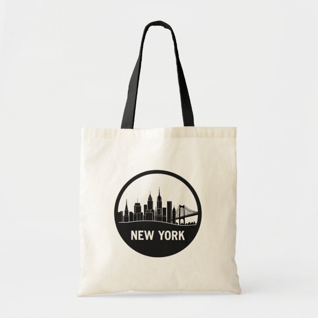 Bolsa Tote Nova Iorque Skyline (Frente)