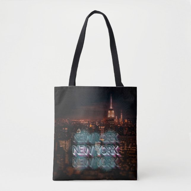 Bolsa Tote Nova Iorque Skyline (Frente)