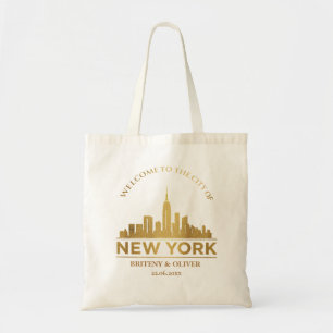 Bolsa Tote Nova Iorque Skyline Destino de Seminação