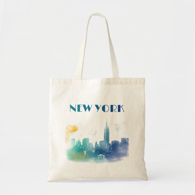Bolsa Tote Nova Iorque Skyline NYC Viagem da América Liberdad (Frente)