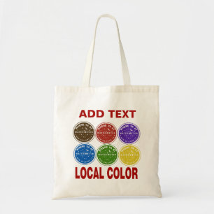 Bolsa Tote Nova Orleans Medidor de Água Cores Locais