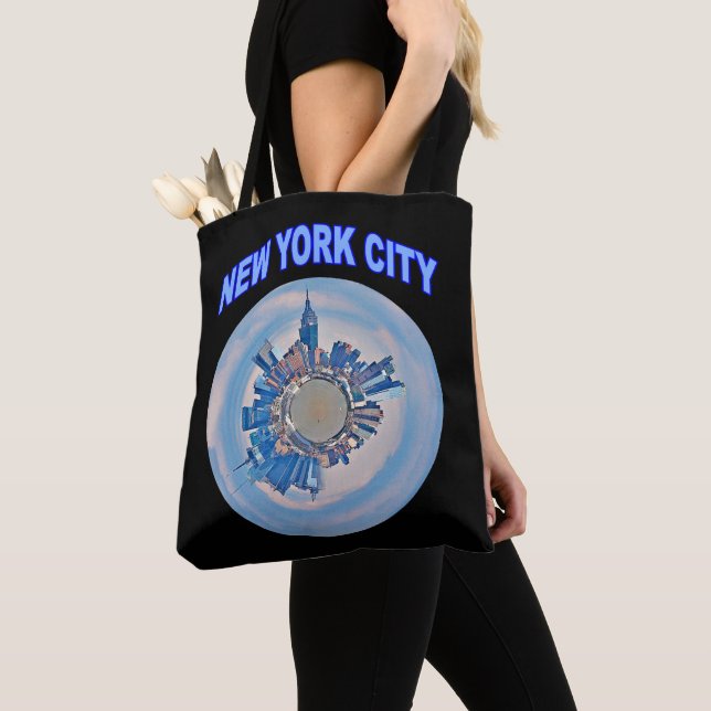 Bolsa Tote nova York cidade horizonte de Manhattan (Close Up)