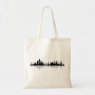 Bolsa Tote NOVA YORK Manhatten EUA City Skyline Silhouette