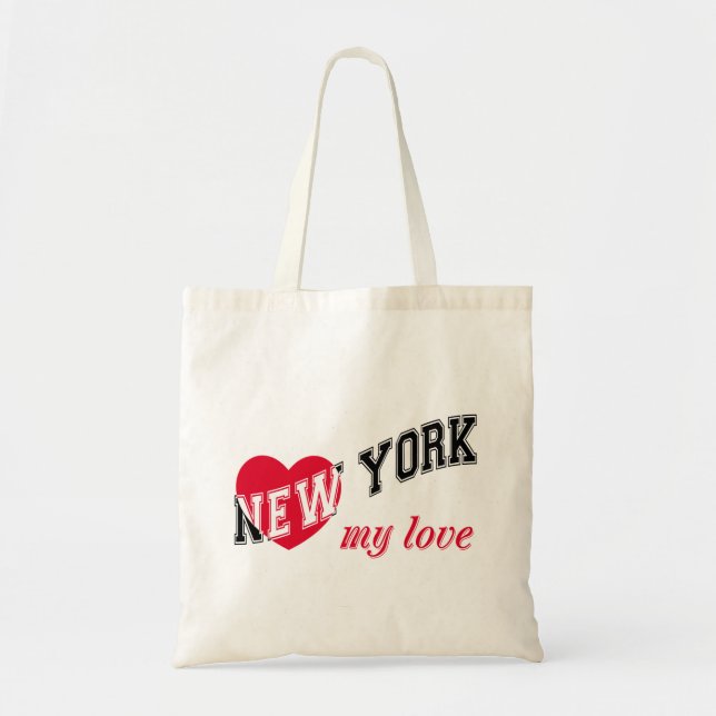Bolsa Tote Nova York meu amor (Frente)