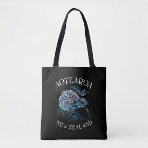BOLSA TOTE NOVA ZEALAND KIWI E FERN PAUA