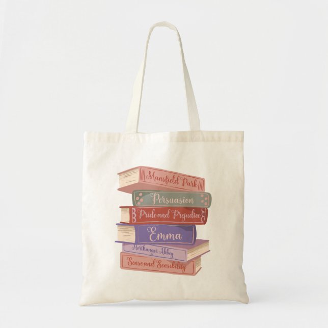 Bolsa Tote Novels V de Jane Austen (Frente)