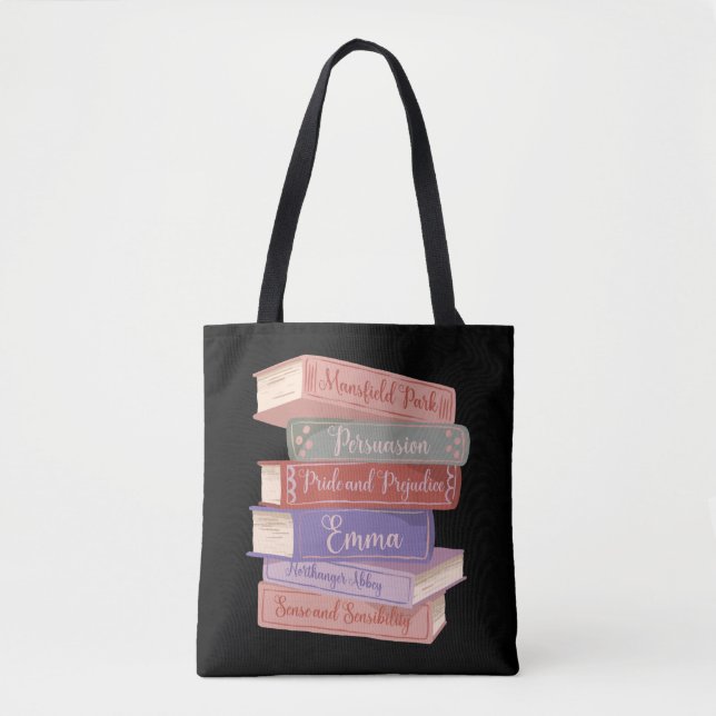 Bolsa Tote Novels V de Jane Austen (Frente)