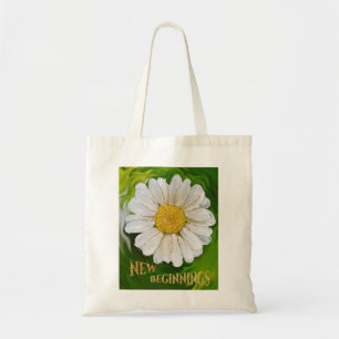 Bolsa Tote Novos começos - Poder das flores margaridas