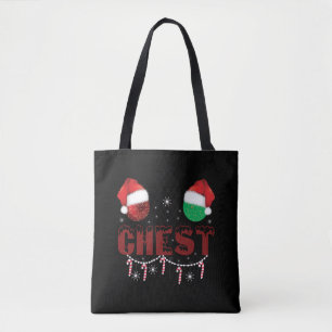 Bolsa Tote Nozes de Natal Correspondência Casais de Natal