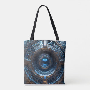 Bolsa Tote Núcleo AUREVA: O Nêxus de Platina