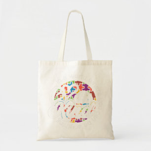 Bolsa Tote Num mundo onde você pode ser qualquer coisa gentil