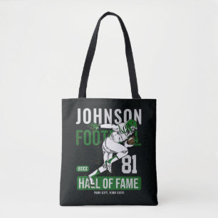 Bolsa Tote NÚMERO DE NÚMERO DA Equipe DE Futebol Personalizad