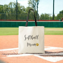 Número Personalizado de Script da Mãe do Softball
