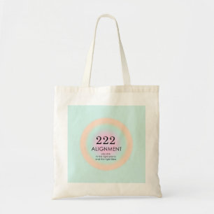 Bolsa Tote Números de anjo Numerologia 222 Motivação de alinh